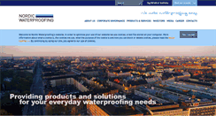 Desktop Screenshot of nordicwaterproofing.com